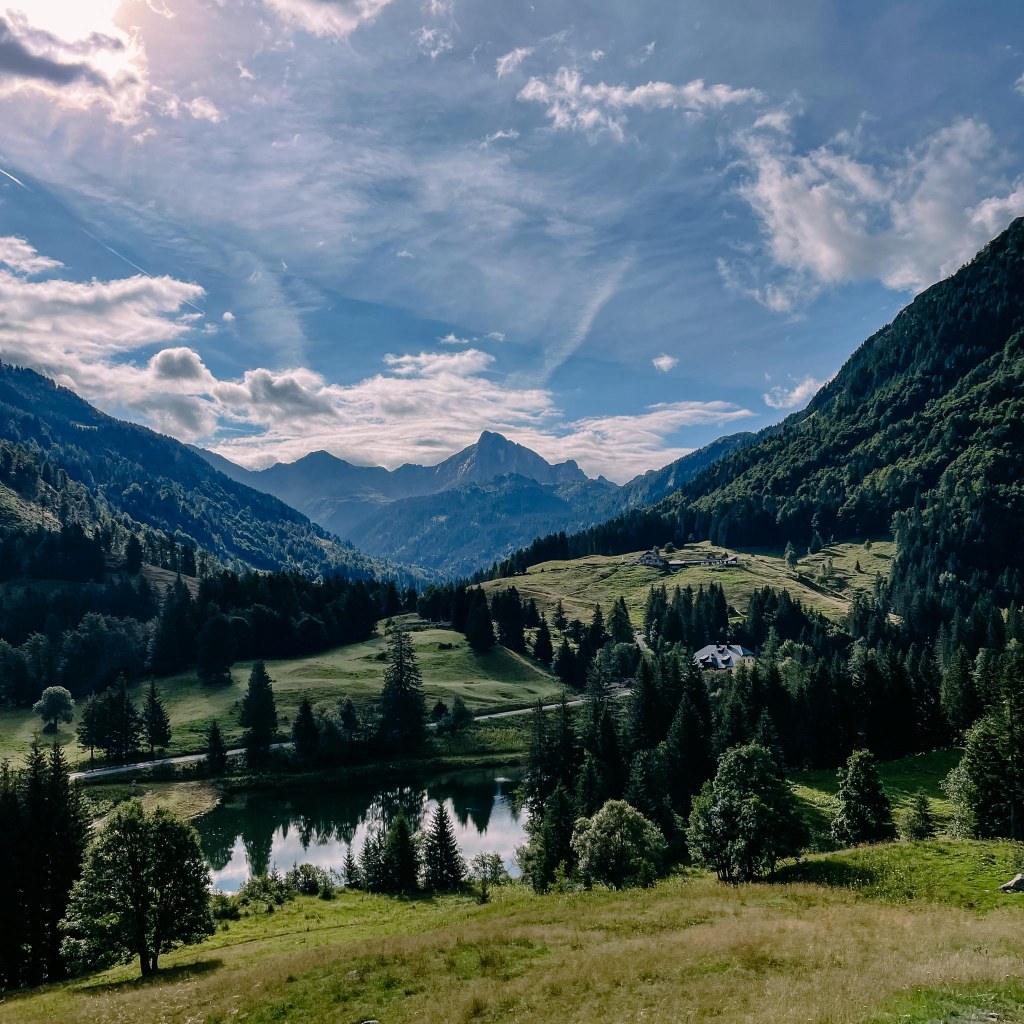Blick auf den Grünsee
