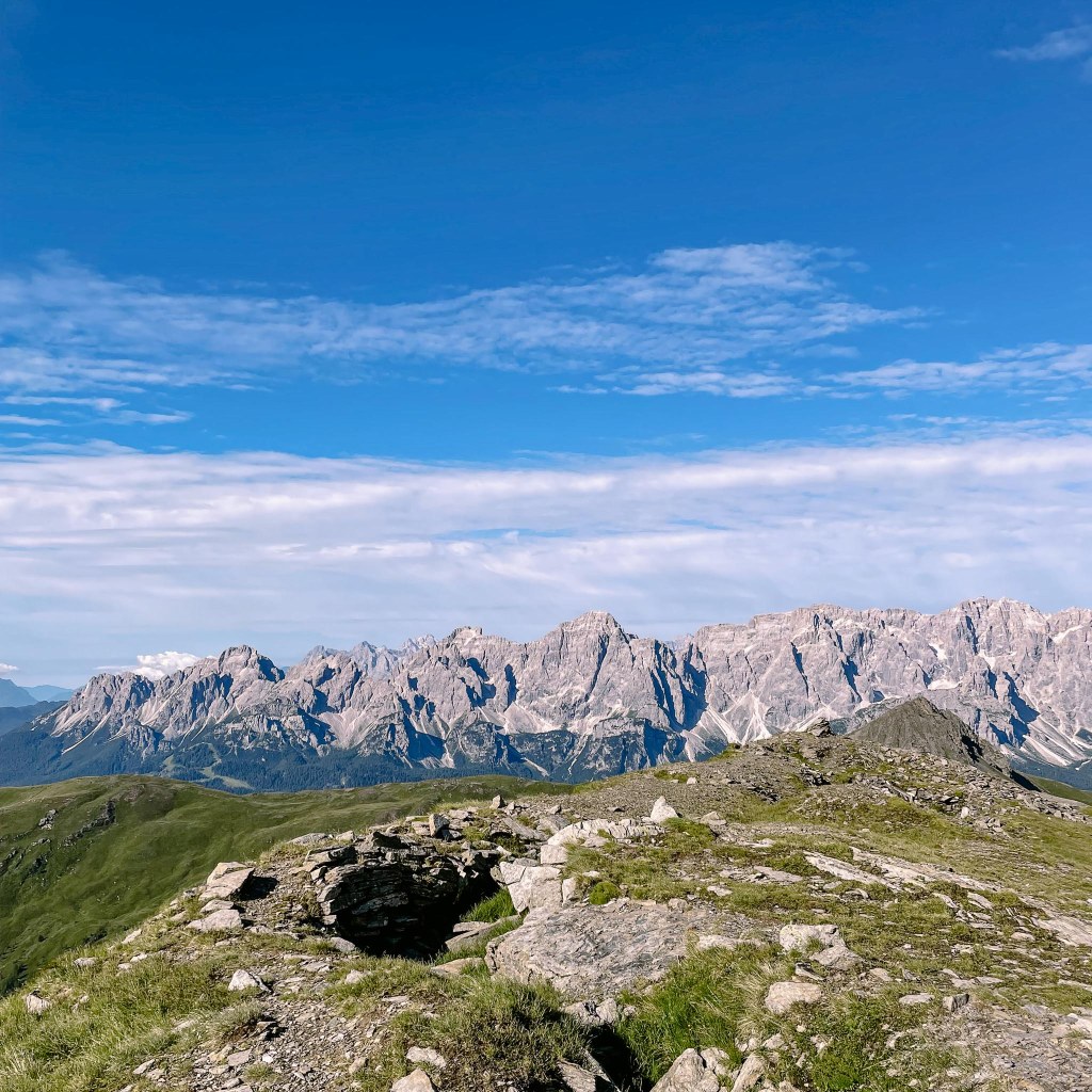 Blick auf die Dolomiten 