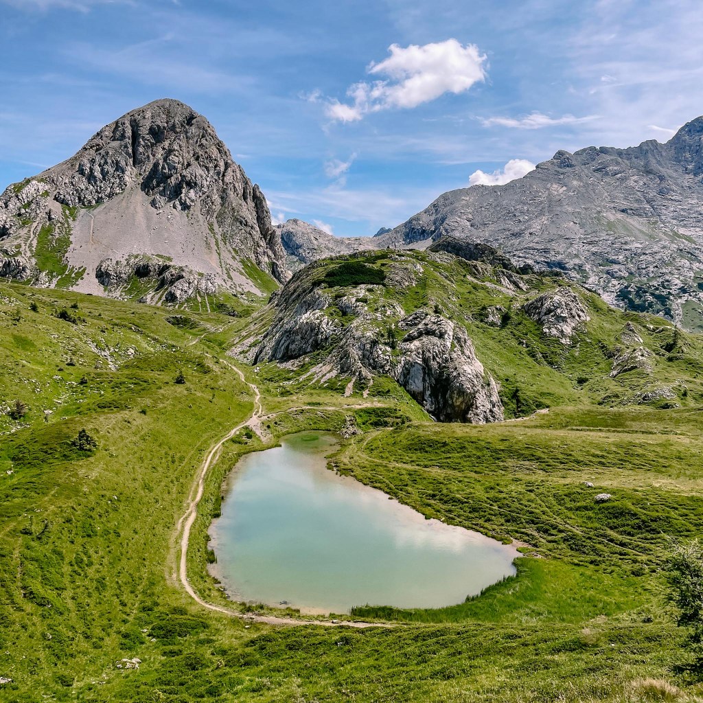 Blick auf den Lago Pera 