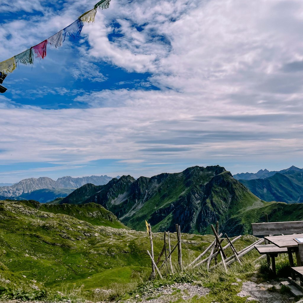 Pausenaussicht von der Filmoorhütte 