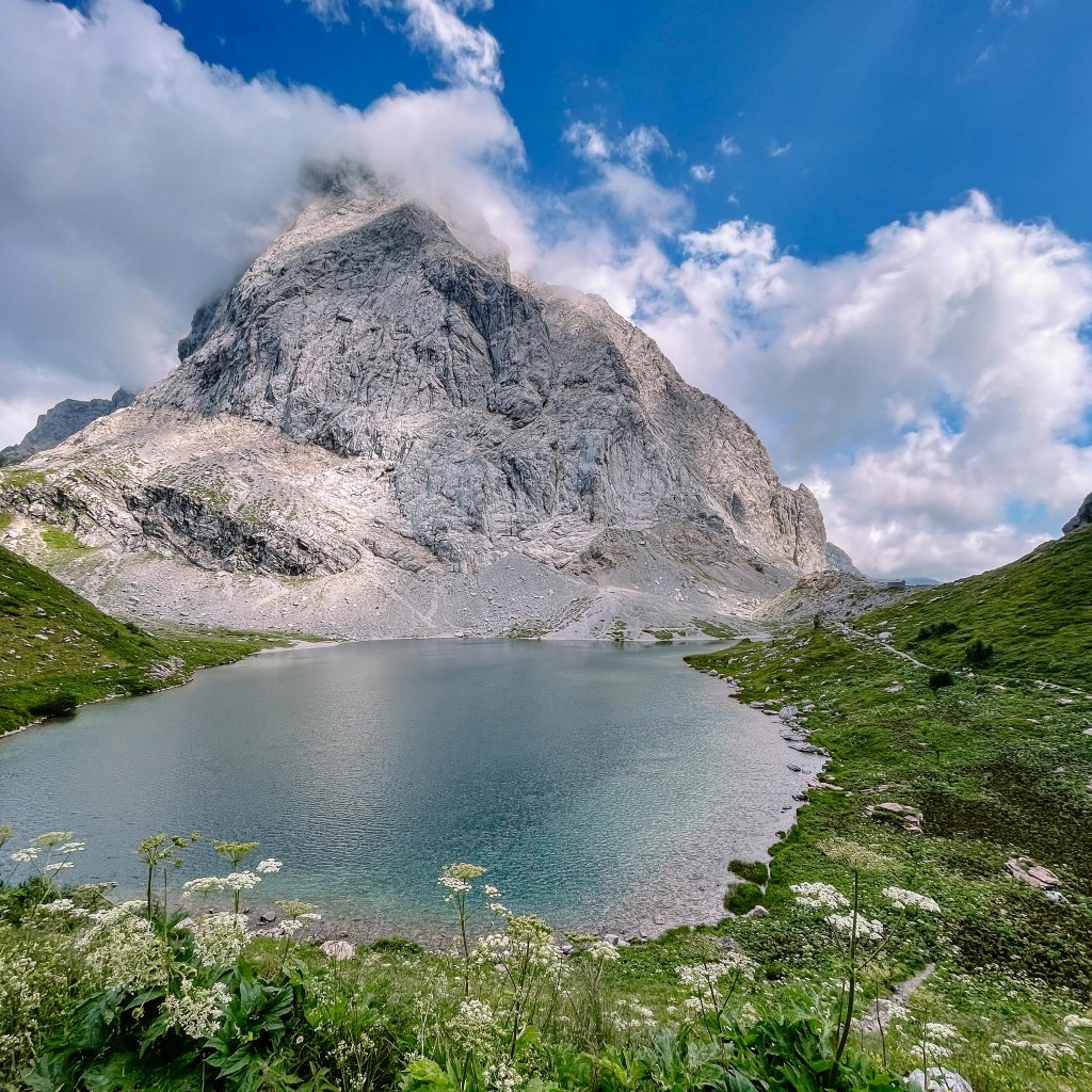 Wolayersee vor der Hohen Warte 