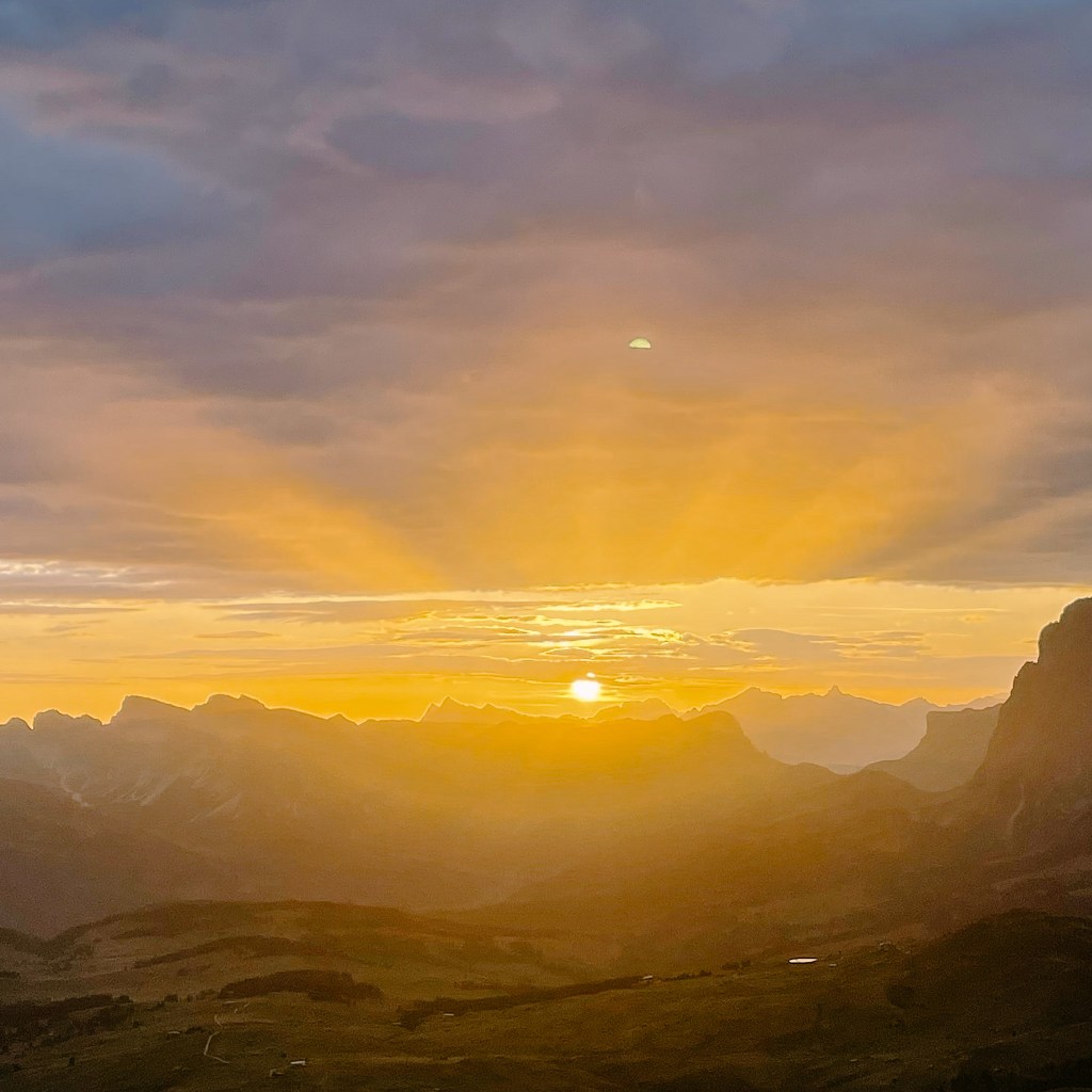 Sonnenaufgang am Monte Pez 